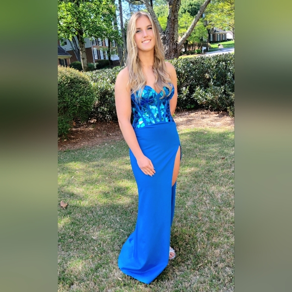 Sherri Hill Cut Glass Prom Dress #55497 - Picture 3 of 5